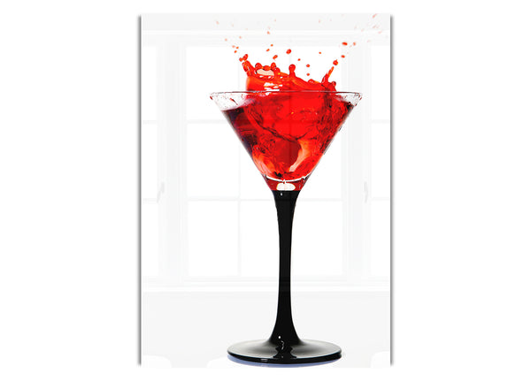 Red Cocktail Splash