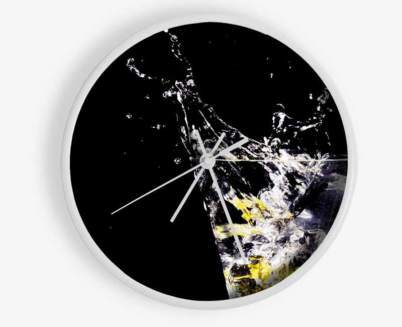 Gin And Tonic Splash Clock - Wallart-Direct UK