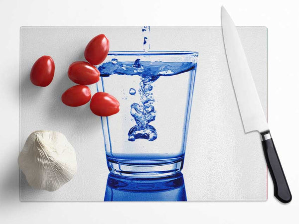 Water Glass Glass Chopping Board