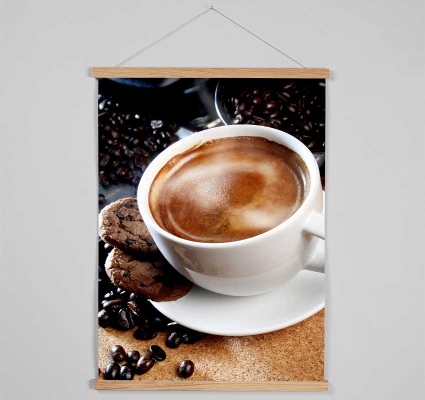 Cappuccino Treat Hanging Poster - Wallart-Direct UK