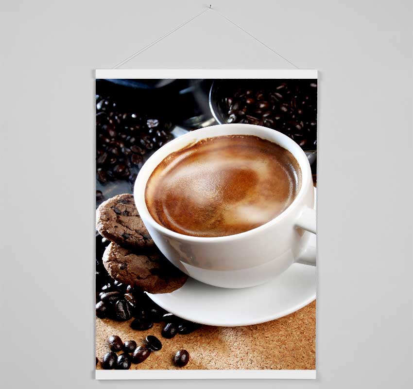 Cappuccino Treat Hanging Poster - Wallart-Direct UK