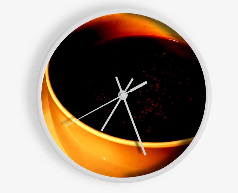 Coffee In Sunlight Clock - Wallart-Direct UK