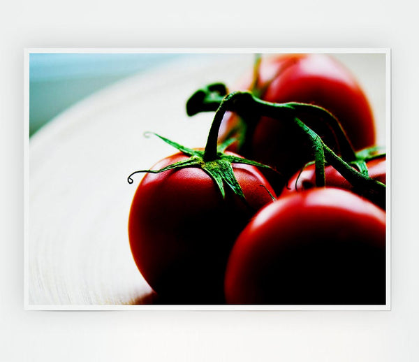 Tomato Stalk Print Poster Wall Art