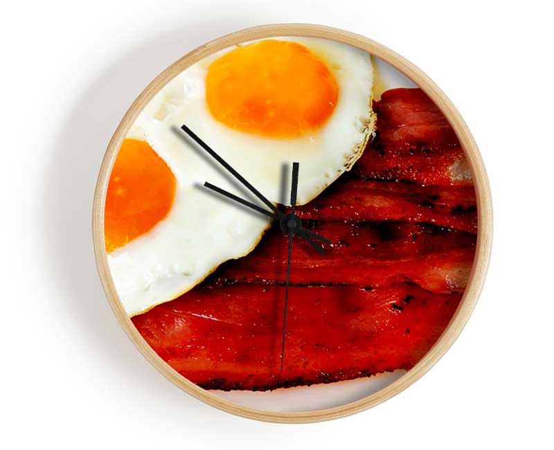 Eggs And Bacon Clock - Wallart-Direct UK