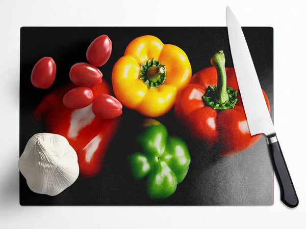 Pepper Kitchen Glass Chopping Board