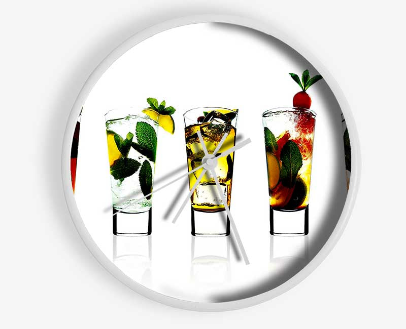 Cocktail Party With Ice Clock - Wallart-Direct UK