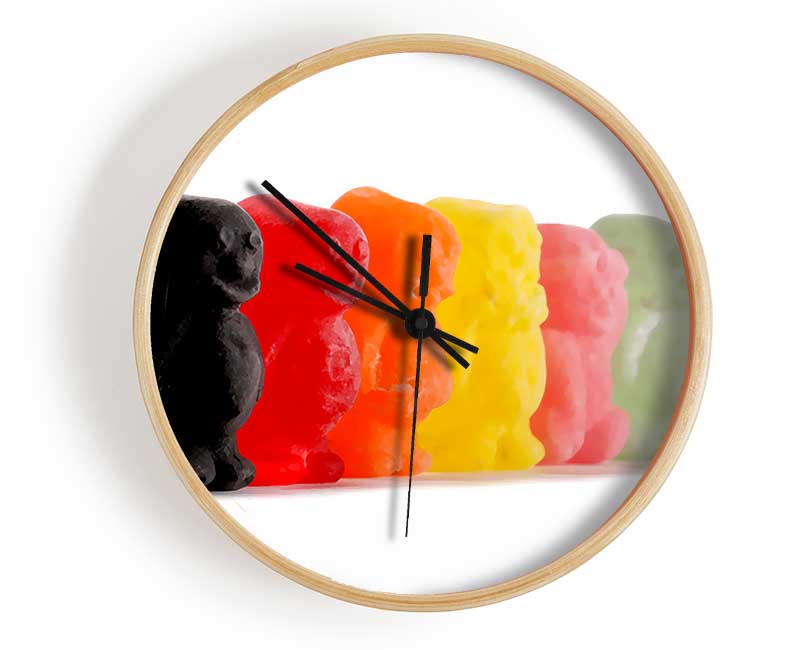 Jelly Baby Smiles Clock - Wallart-Direct UK