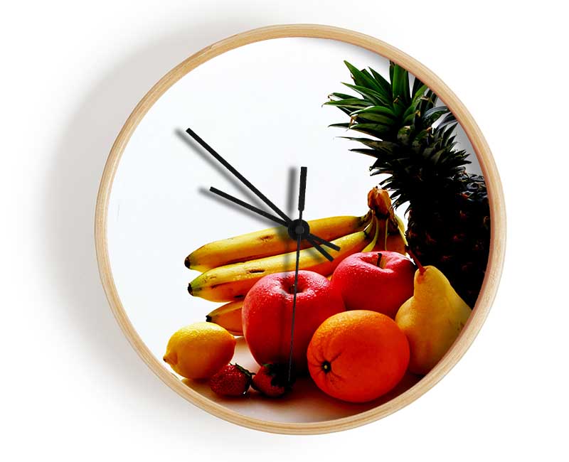 Fruit Medley Clock - Wallart-Direct UK