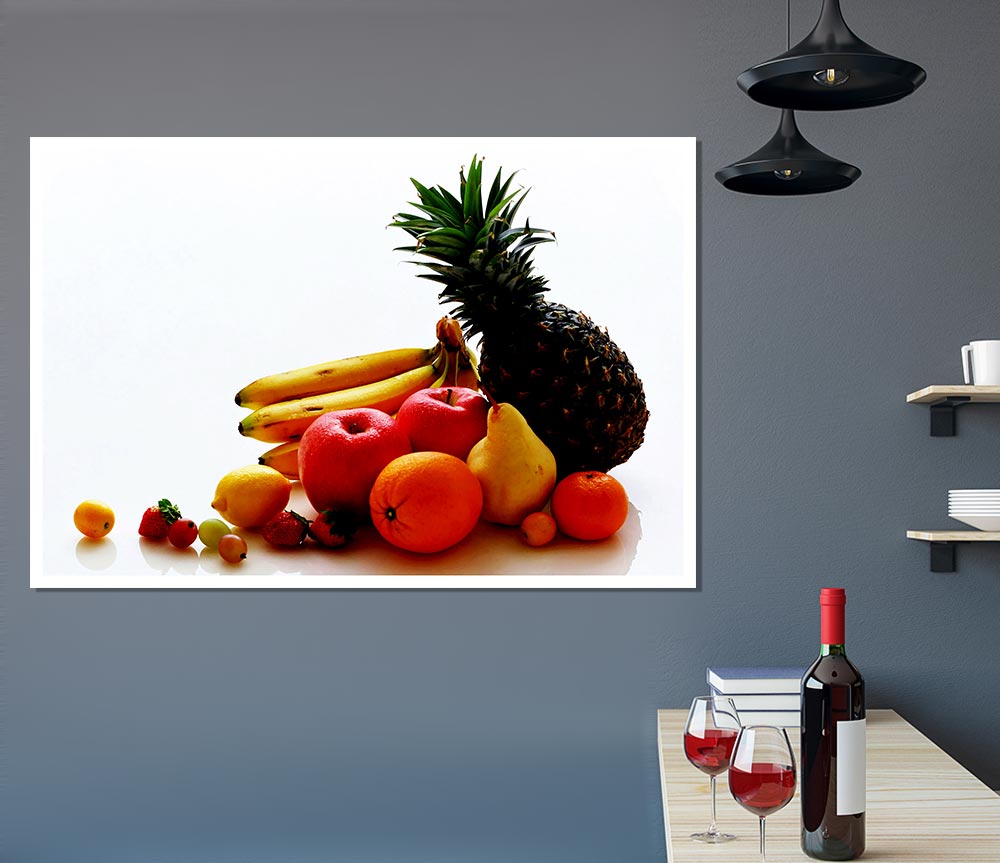 Fruit Medley Print Poster Wall Art