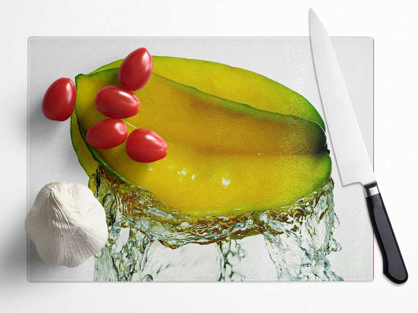 Exotic Splash Glass Chopping Board