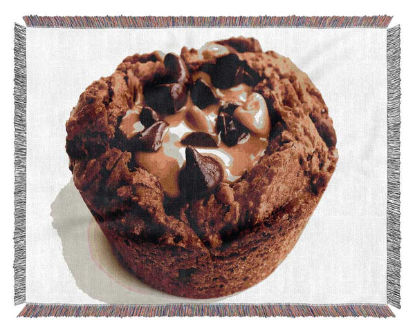 Chocolate Caramel Muffin Woven Blanket