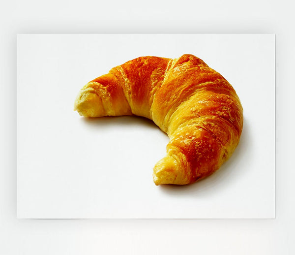 Croissant Delight Print Poster Wall Art