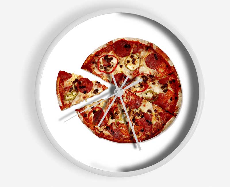 Pizza Share Clock - Wallart-Direct UK