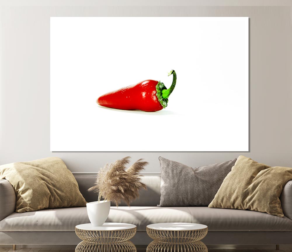 Hot Pepper Print Poster Wall Art