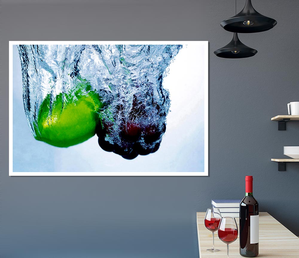 Fruit Bomb Print Poster Wall Art