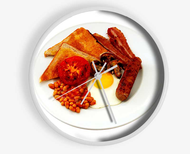 Full English Fry-Up Clock - Wallart-Direct UK