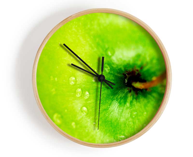 Dewdrop Apple Clock - Wallart-Direct UK