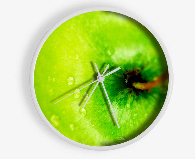 Dewdrop Apple Clock - Wallart-Direct UK