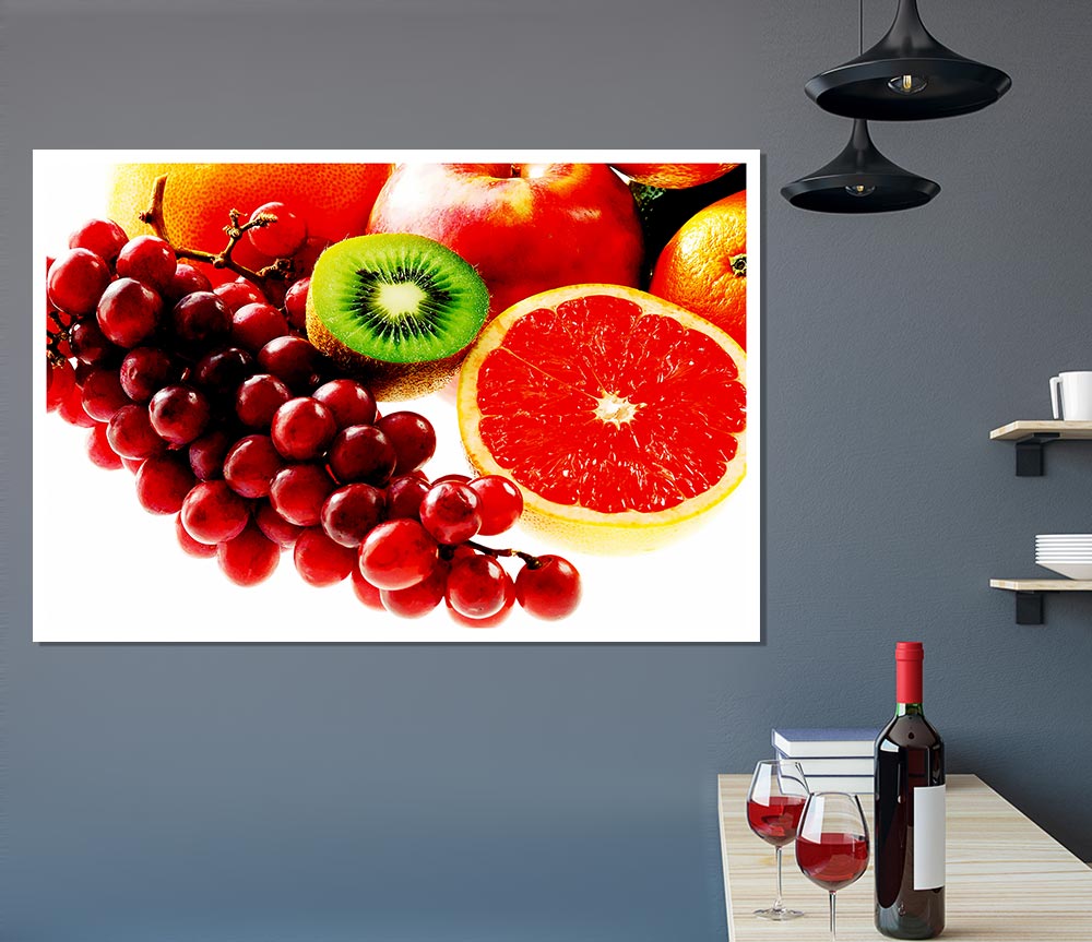 Fruit Infusion Print Poster Wall Art