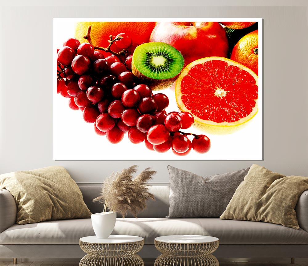 Fruit Infusion Print Poster Wall Art