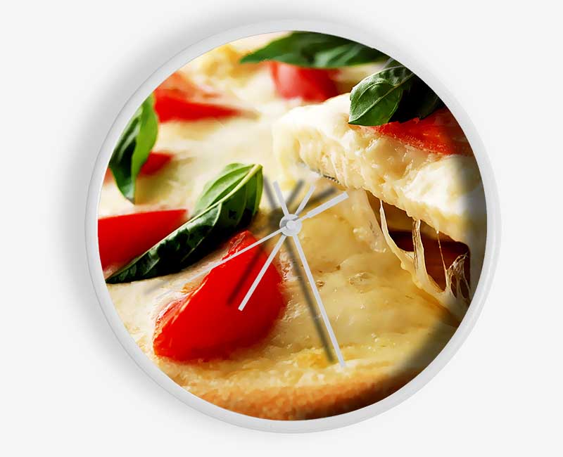 Cheese And Tomato Pizza Clock - Wallart-Direct UK