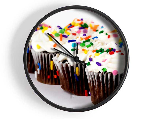 Cupcake Srinkles Clock - Wallart-Direct UK