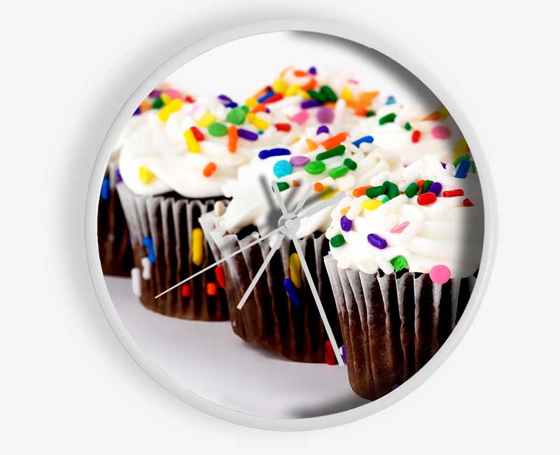 Cupcake Srinkles Clock - Wallart-Direct UK