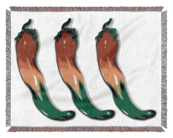 Chilli Trio Woven Blanket