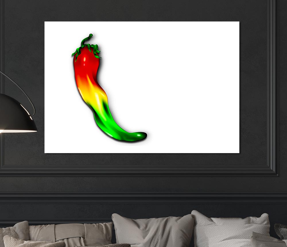 Chilli Pepper Print Poster Wall Art