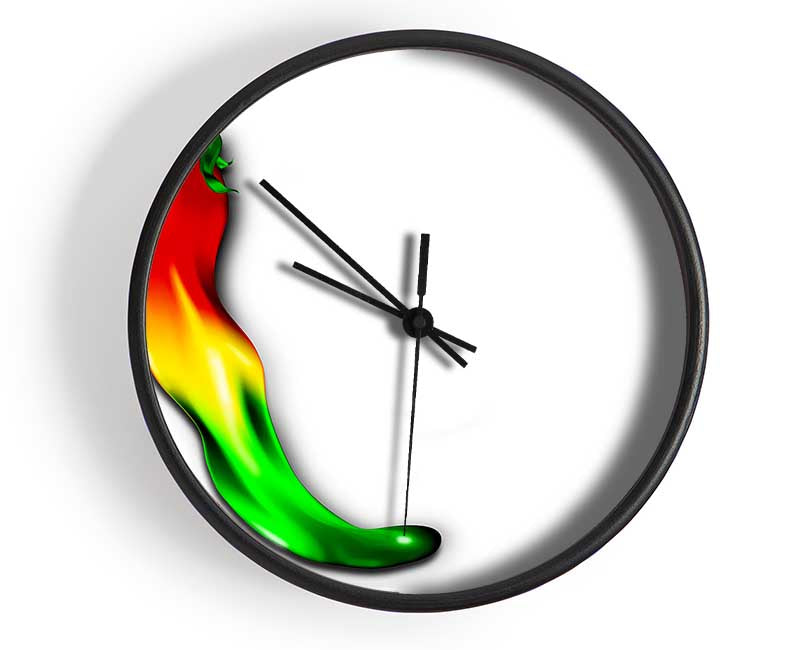 Chilli Pepper Clock - Wallart-Direct UK