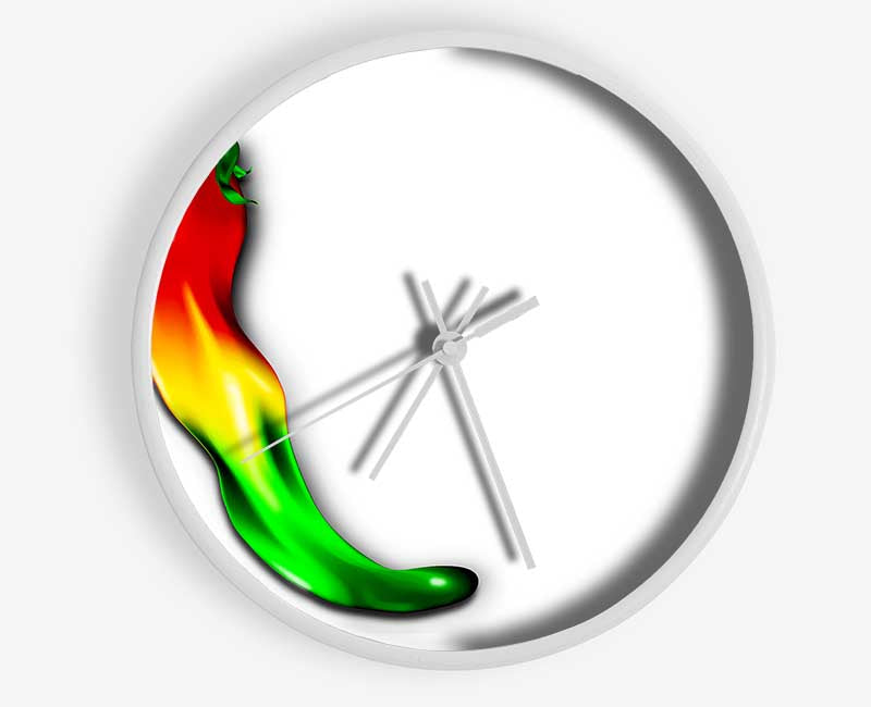 Chilli Pepper Clock - Wallart-Direct UK