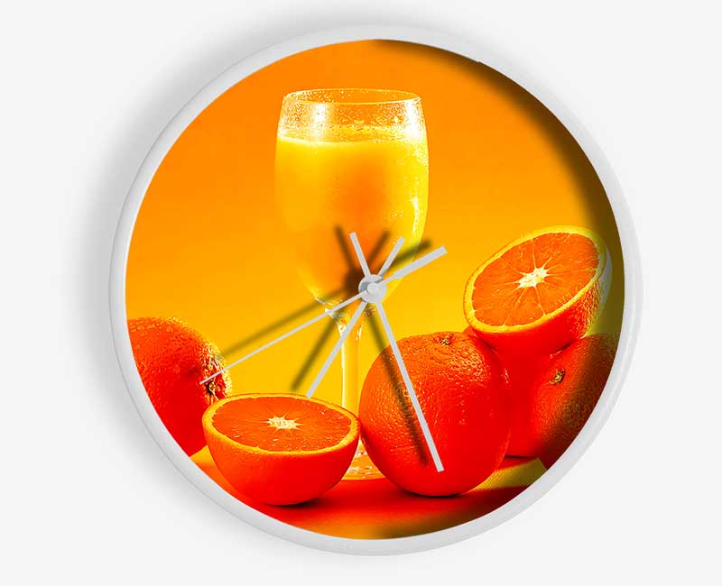 Breakfast Juice Clock - Wallart-Direct UK