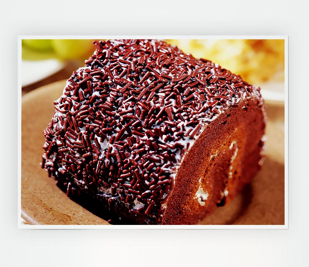 Chocolate Roll Print Poster Wall Art