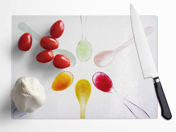 Sorbet Choice Glass Chopping Board