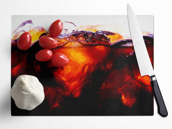 Cola Fizz Glass Chopping Board