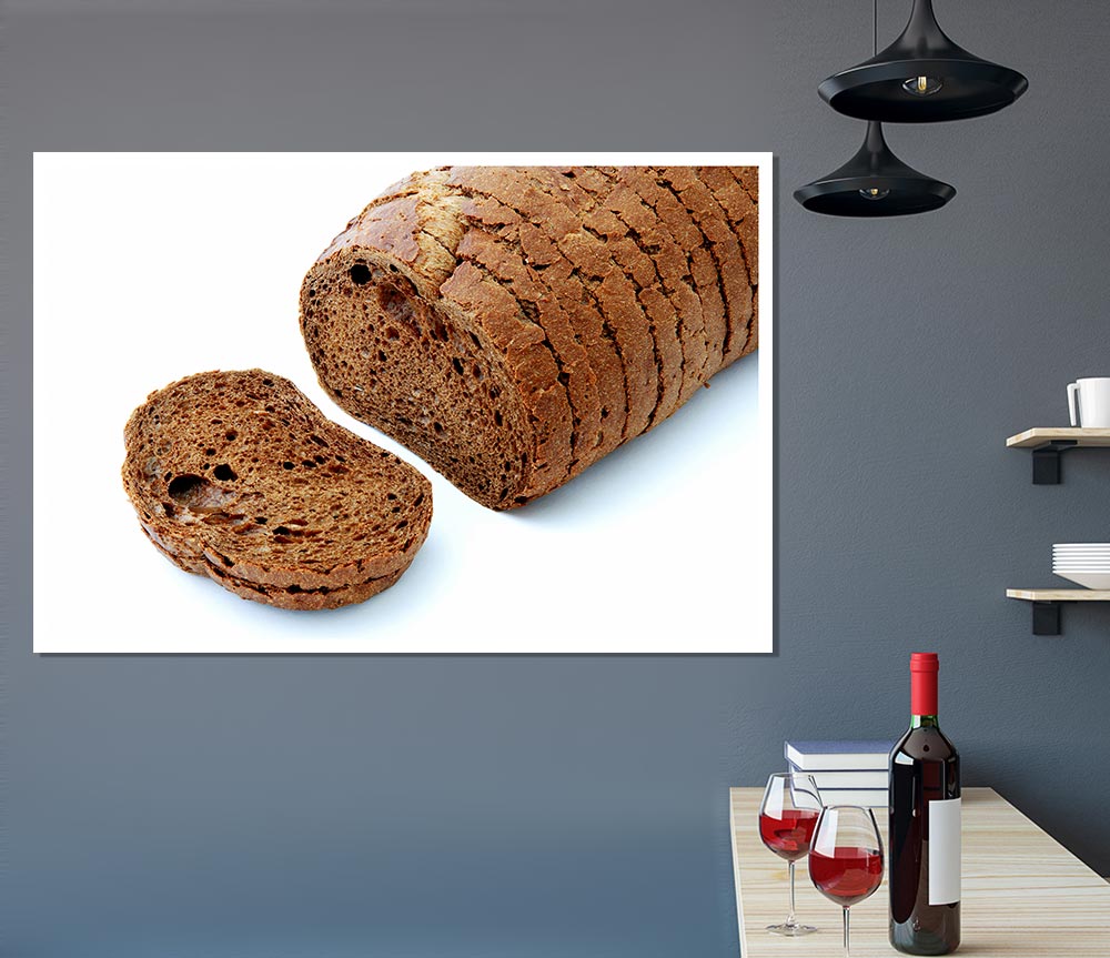 Brown Bread Print Poster Wall Art