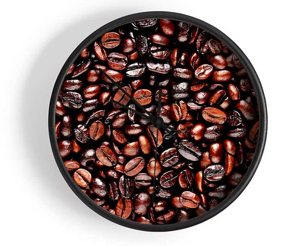 Just Coffee Beans Clock - Wallart-Direct UK