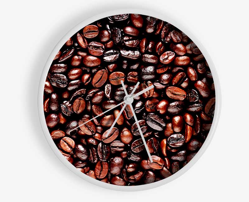 Just Coffee Beans Clock - Wallart-Direct UK