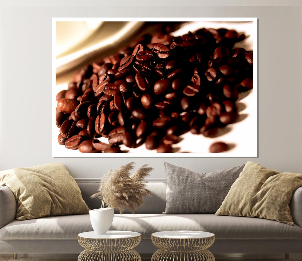 Coffee Bean Display Print Poster Wall Art