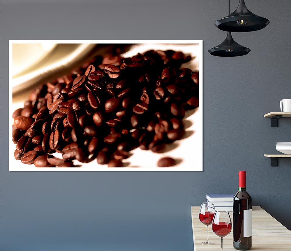 Coffee Bean Display Print Poster Wall Art