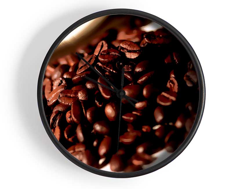 Coffee Bean Display Clock - Wallart-Direct UK