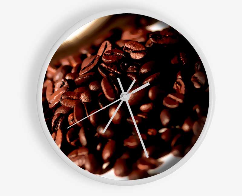 Coffee Bean Display Clock - Wallart-Direct UK