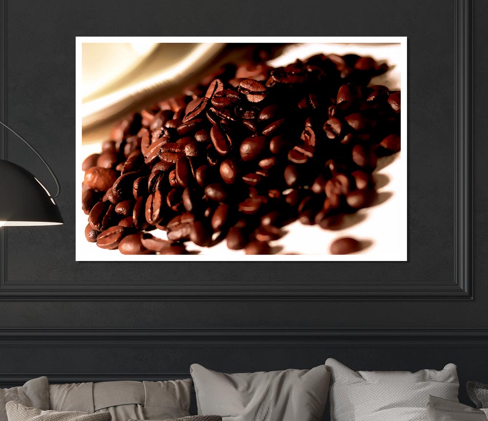 Coffee Bean Display Print Poster Wall Art