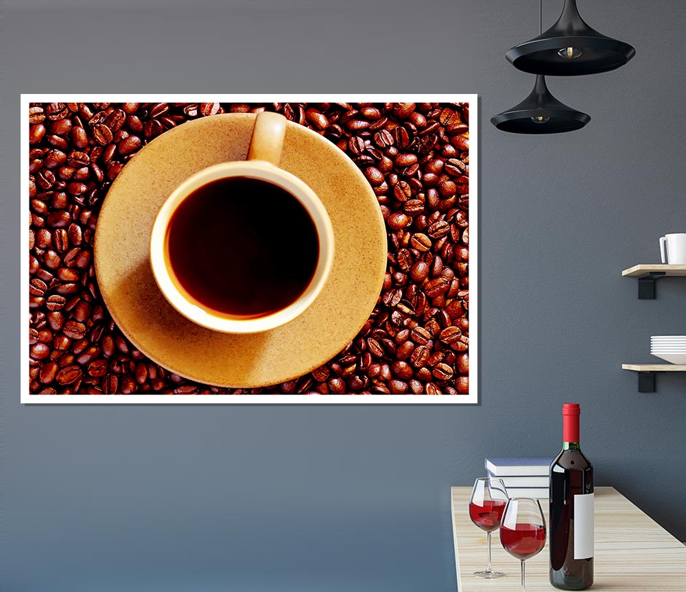 Coffee Bean Galour Print Poster Wall Art