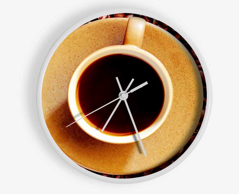 Coffee Bean Galour Clock - Wallart-Direct UK