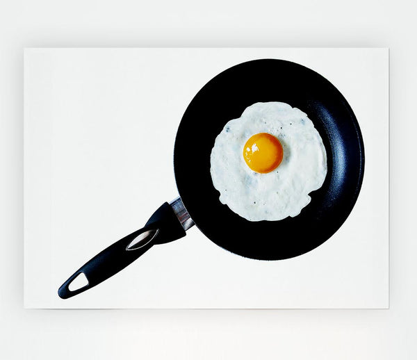 Fried Egg Print Poster Wall Art