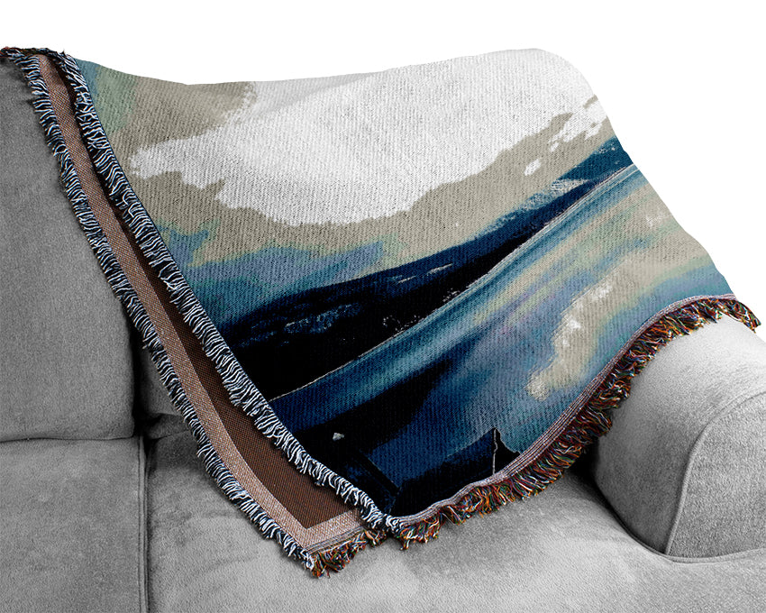 Planet Landscape Woven Blanket