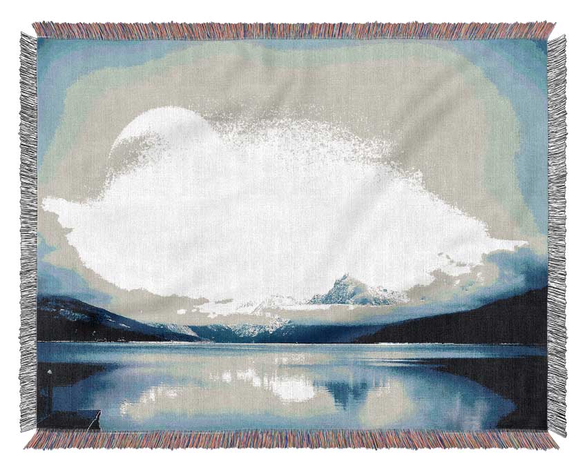 Planet Landscape Woven Blanket