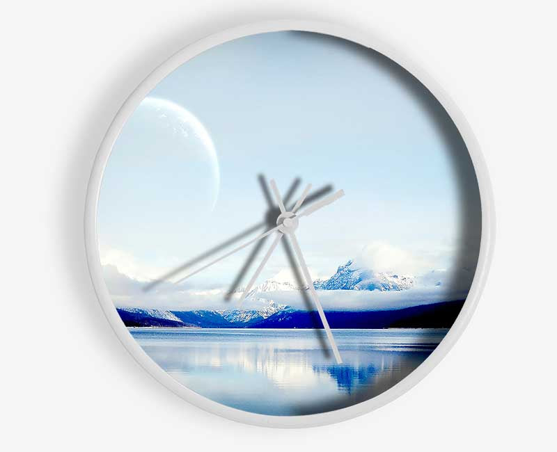 Planet Landscape Clock - Wallart-Direct UK