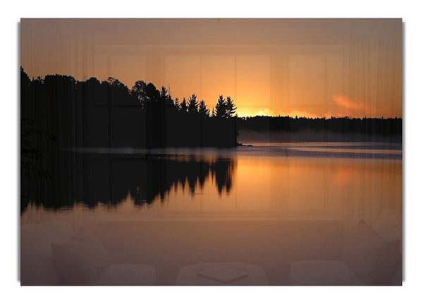 Peaceful Lake At Dusk 1